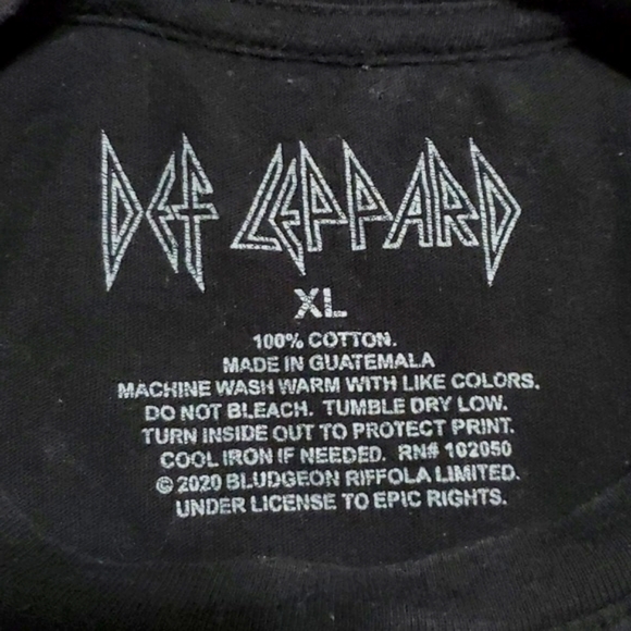 Def Leppard Graphic Tee-Shirt Size XL - Picture 2 of 5